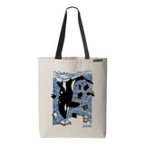Anna M. Cullen x Black Maple Trading - Artist Collab: Orca Whale Tales Tote Bag