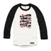 Anna M. Cullen x Black Maple Trading - Artist Collab: School of Salmon Raglan Baseball Shirt