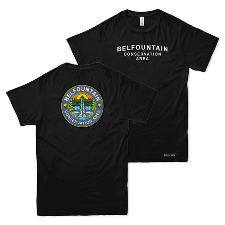 Belfountain Conservation Area Front & Back Print T-Shirt | Credit Valley Parks