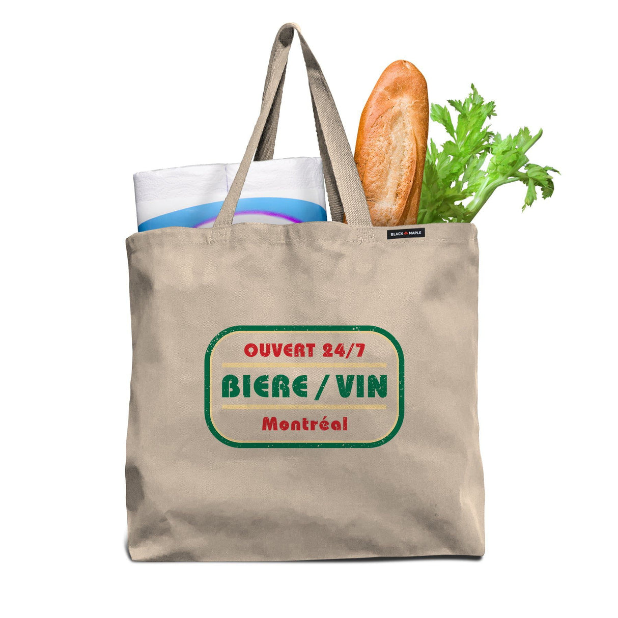 Biere Vin Montreal Tote Bag