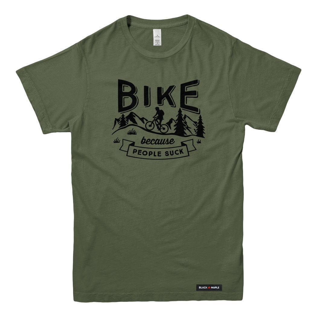 Bike Because People Suck T-shirt