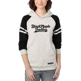 Black Maple Trading Script Logo Varsity Hooded Sweatshirt