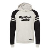 Black Maple Trading Script Logo Varsity Hooded Sweatshirt