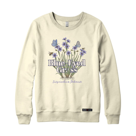 Blue-Eyed Grass Wildflower Sweatshirt