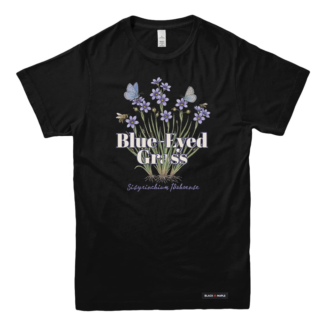 Blue-Eyed Grass Wildflower T-shirt