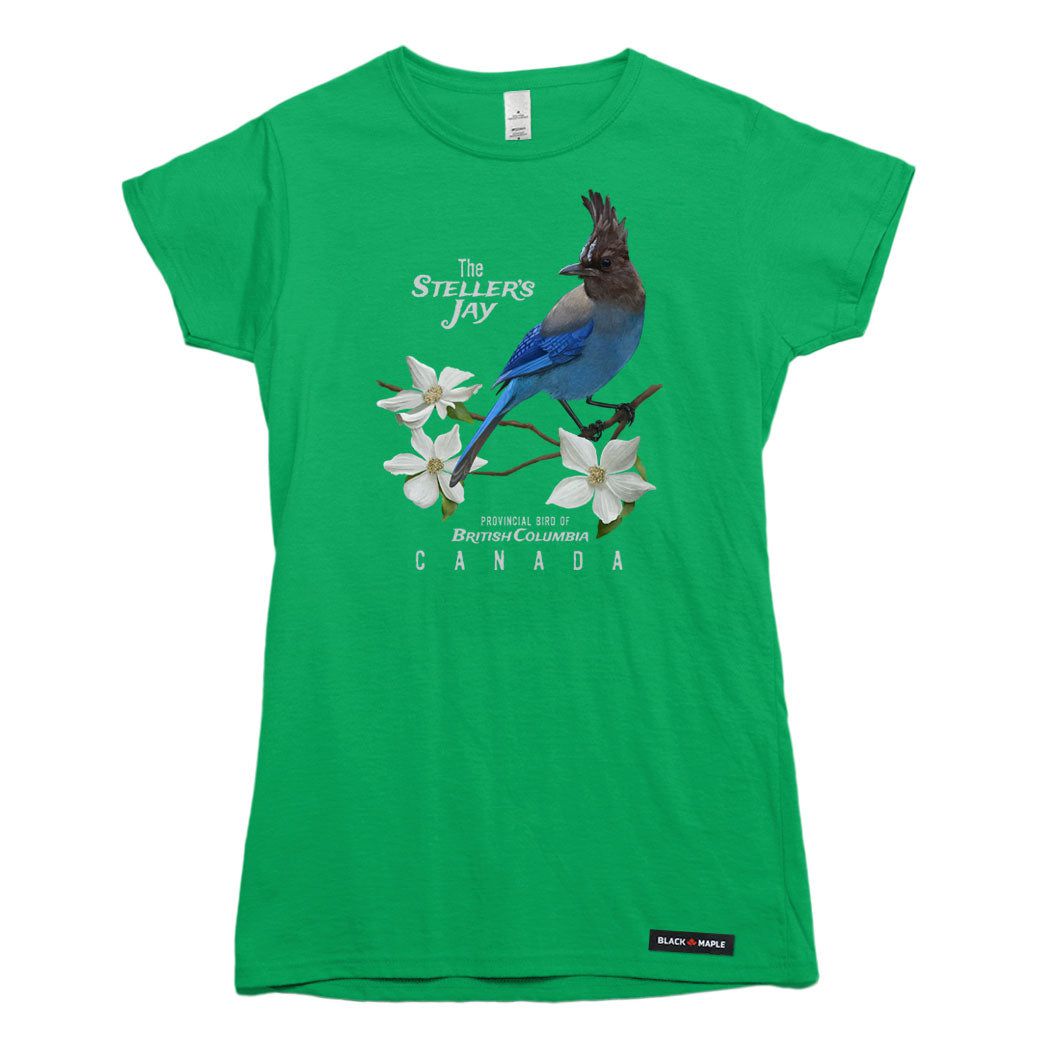 British Columbia Stellar Jay Provincial Bird T-shirt