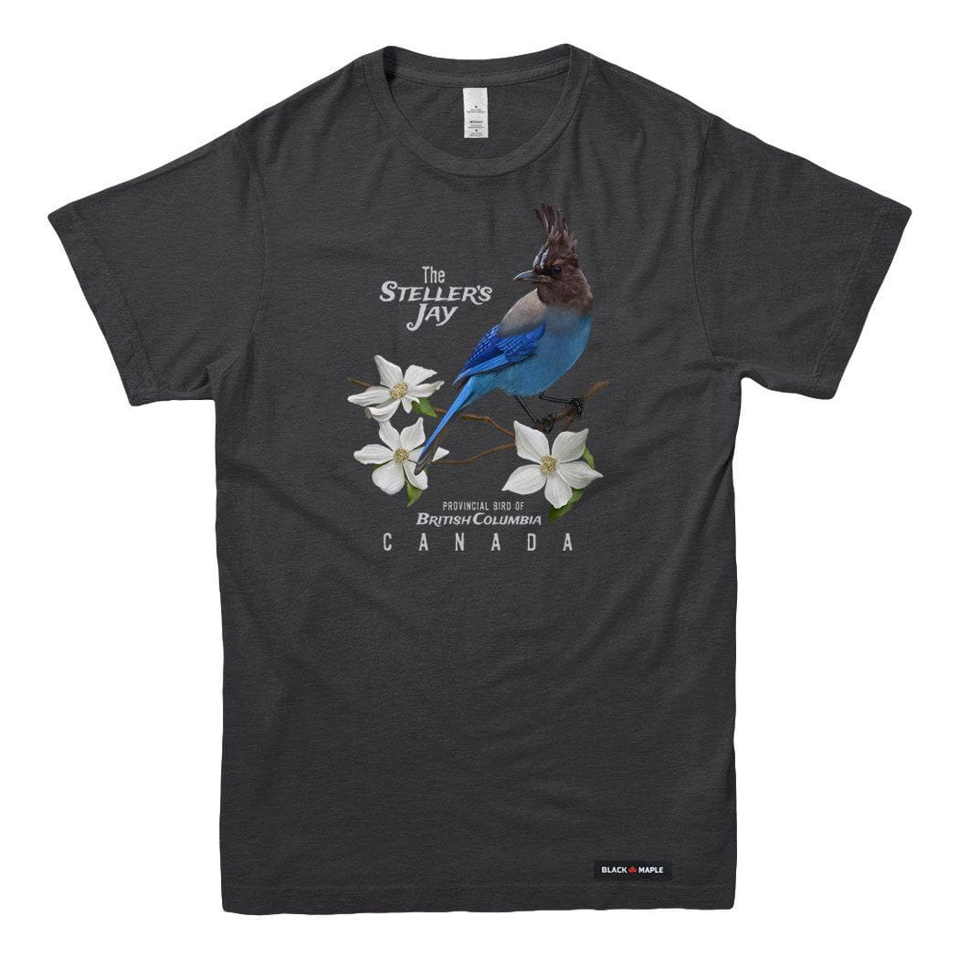 British Columbia Stellar Jay Provincial Bird T-shirt