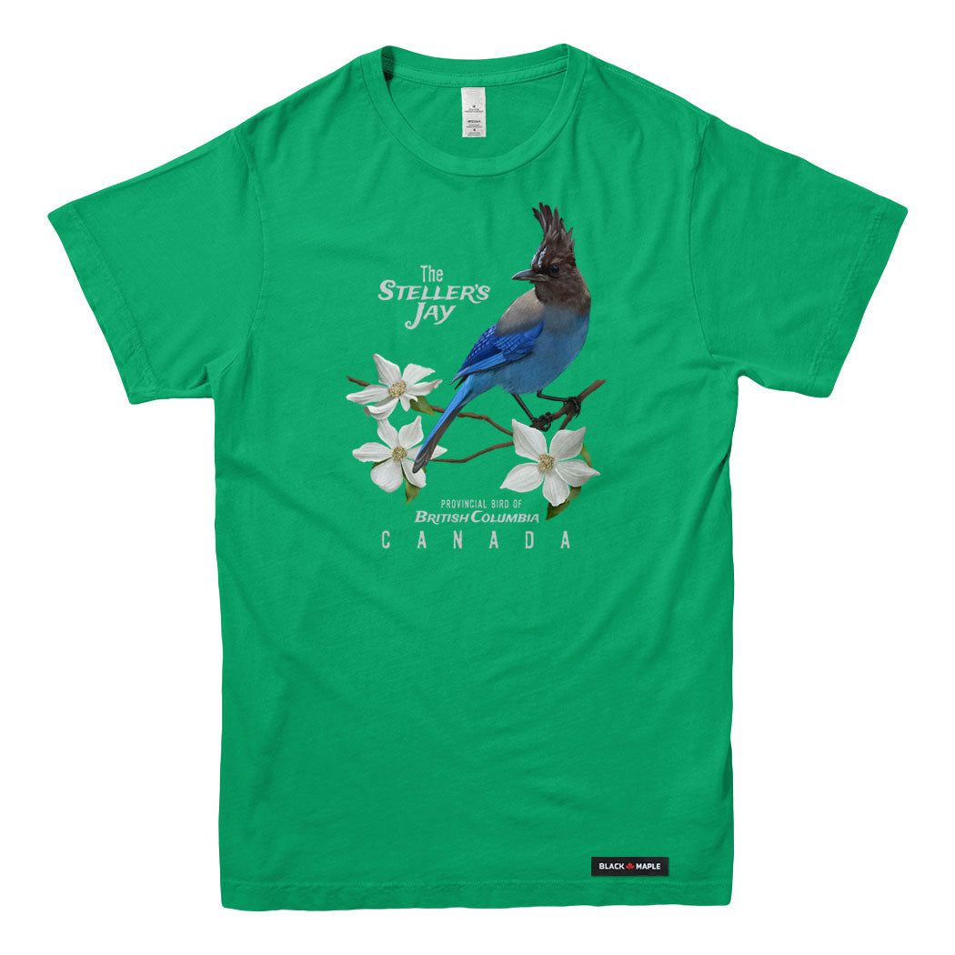 British Columbia Stellar Jay Provincial Bird T-shirt
