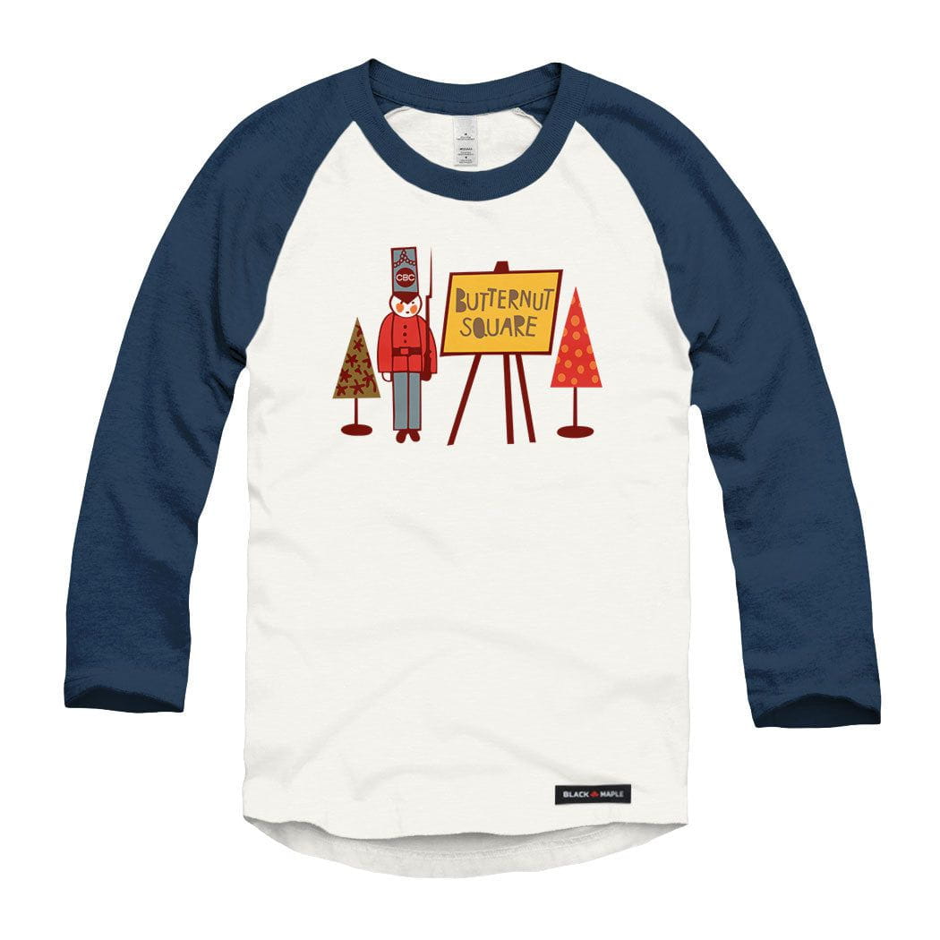 Butternut Square Raglan Baseball Shirt