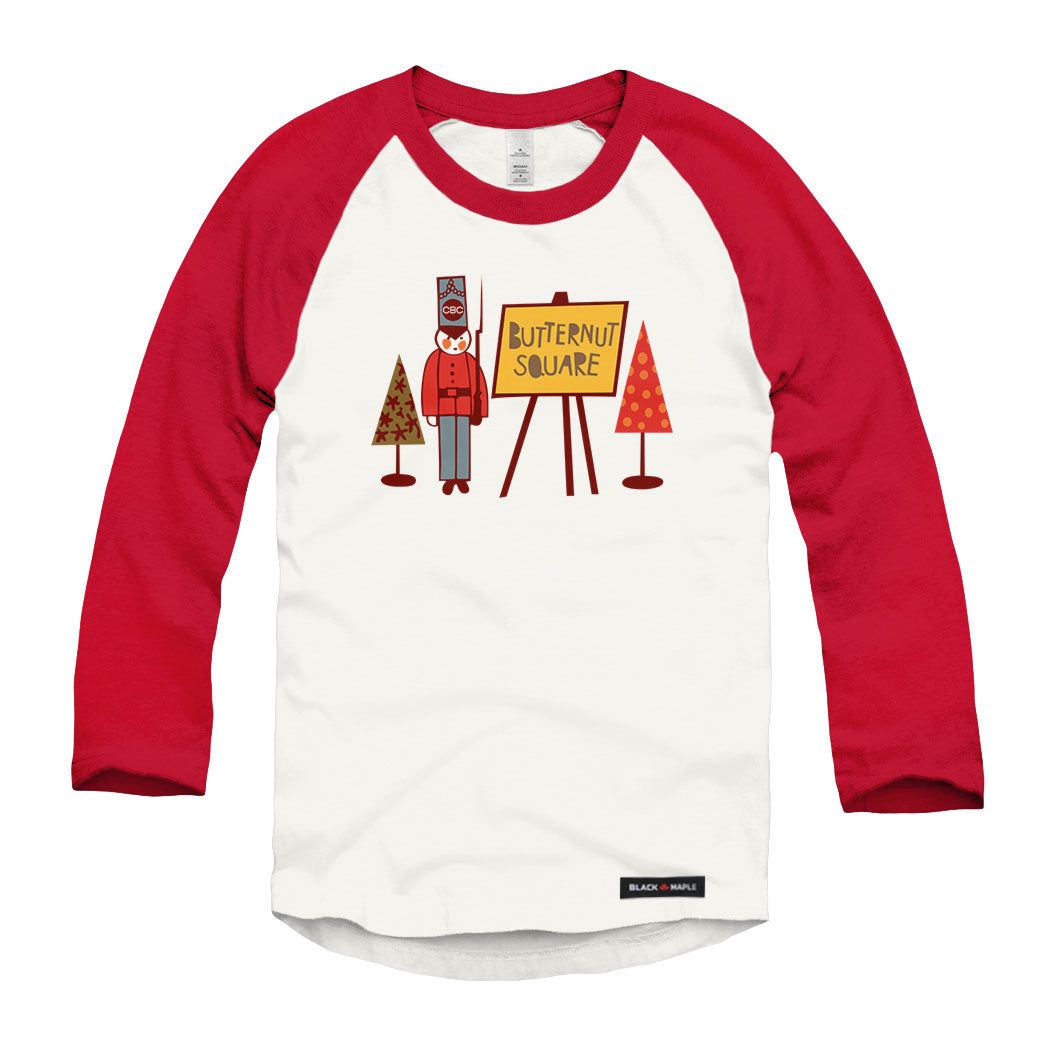 Butternut Square Raglan Baseball Shirt