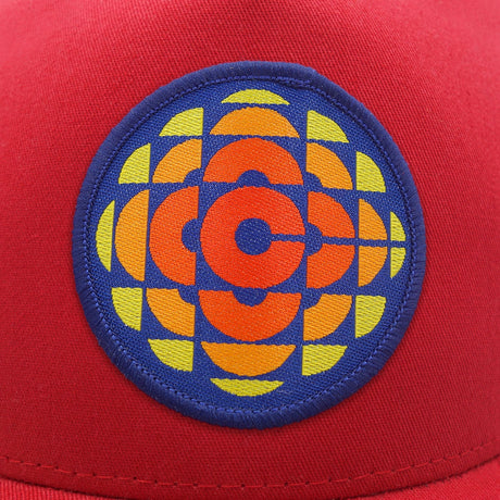 CBC 1974-86 Retro Gem Red Five Panel Trucker Cap