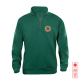 CBC 1974 Logo Embroidered 1/4 Zip Sweatshirt