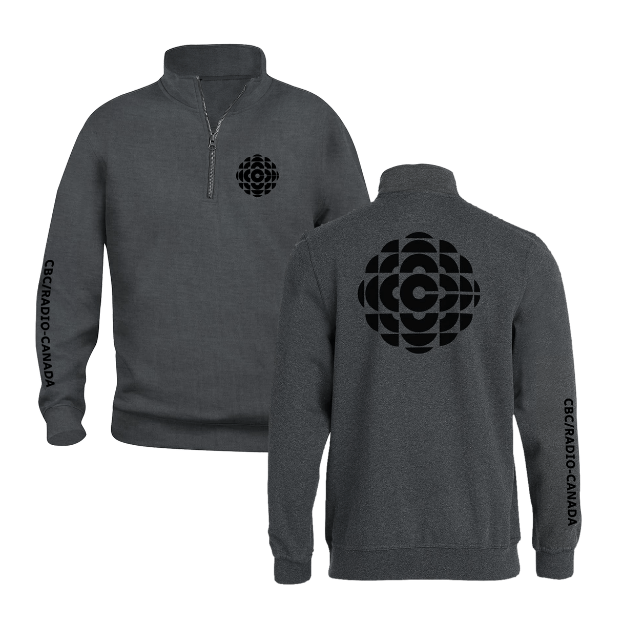 CBC 1986 Black Logo Quarter Zip Sweatshirt