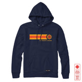 CBC 74 Retro Stripe Sweatshirt and Hoodie