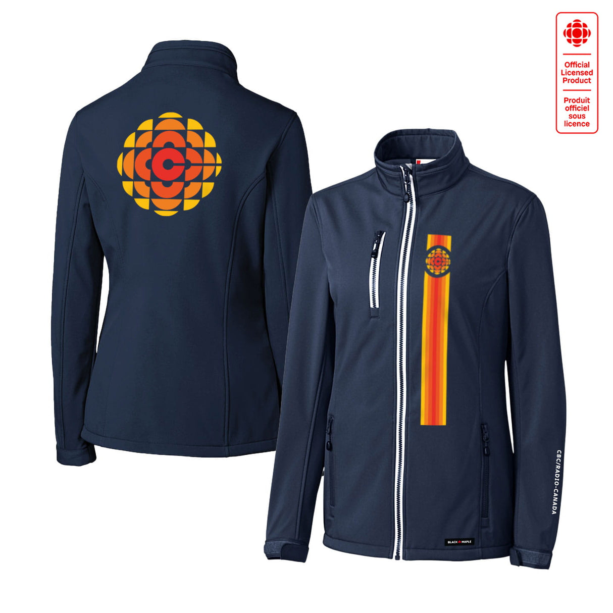 CBC 1974 Retro Stripe Soft Shell Jacket