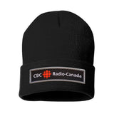 CBC Black and Grey Long Logo Cuff Tuque