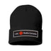 CBC Black and Grey Long Logo Cuff Tuque