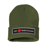 CBC Black and Grey Long Logo Cuff Tuque