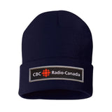 CBC Black and Grey Long Logo Cuff Tuque