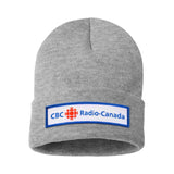 CBC Blue and White Long Logo Cuff Tuque