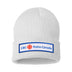 CBC Blue and White Long Logo Cuff Tuque