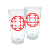 CBC Circa 1992 16 oz Glass Pair