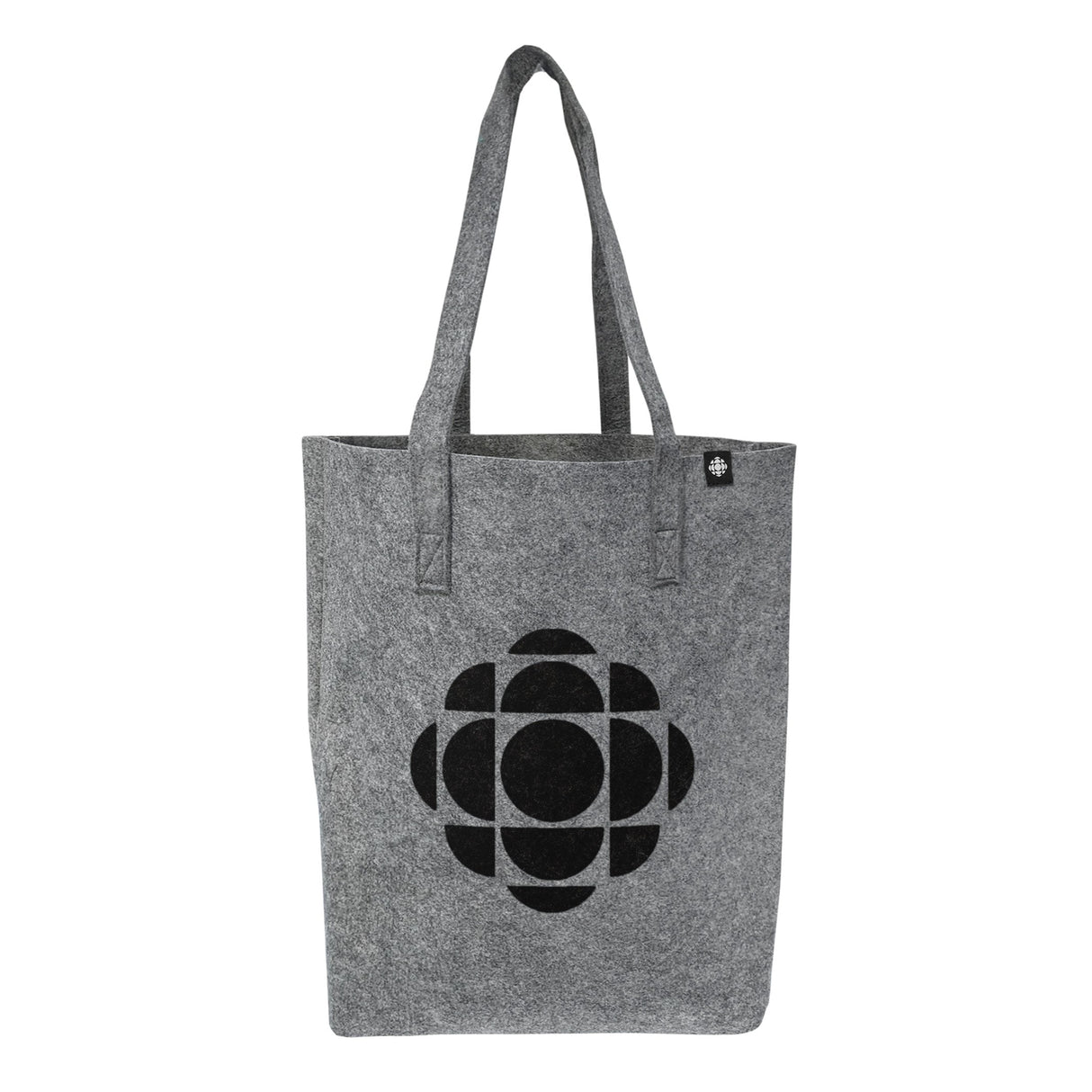 CBC Gem Black Logo Recycled Felt Tote Bag