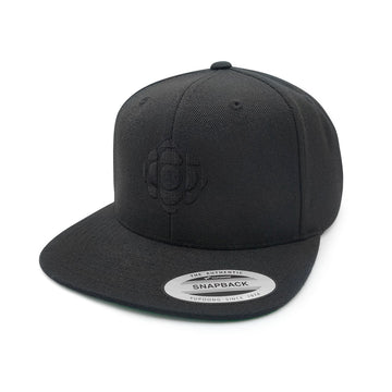 CBC Gem Logo Tone on Tone Black Snapback Cap