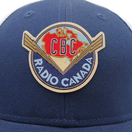 CBC Lightning Bolt Logo Navy Trucker Mesh Cap