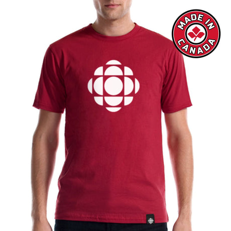 CBC White Gem Logo - Made in Canada T-shirt