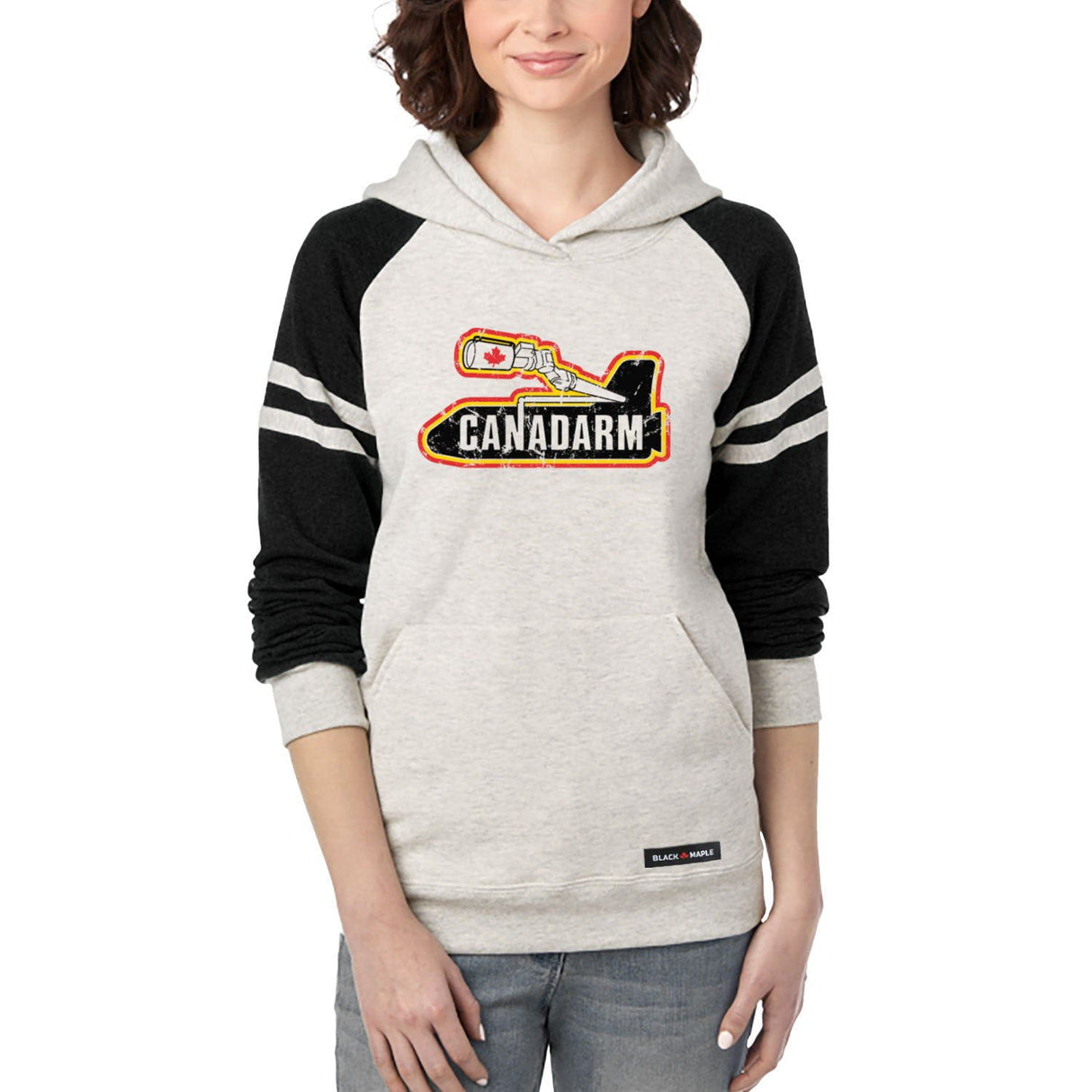 Canadarm Logo Varsity Hooded Sweatshirt