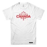 Canada Celebration Stencil Maple Leaf T-shirt
