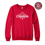 Canada Celebration Stencil Maple Leaf Sweatshirt or Hoodie