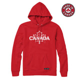 Canada Celebration Stencil Maple Leaf Sweatshirt or Hoodie