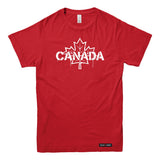 Canada Celebration Stencil Maple Leaf T-shirt