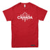 Canada Celebration Stencil Maple Leaf T-shirt