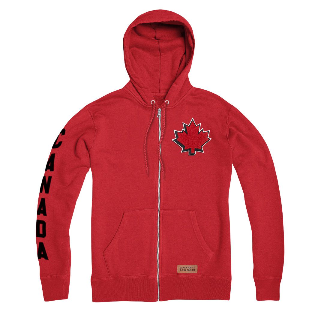 Canada Heritage Maple Leaf Zip Hoodie