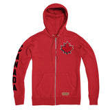 Canada Heritage Maple Leaf Zip Hoodie