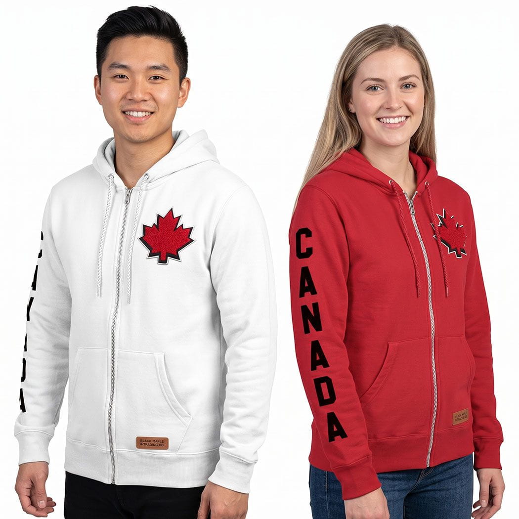 Canada Heritage Maple Leaf Zip Hoodie