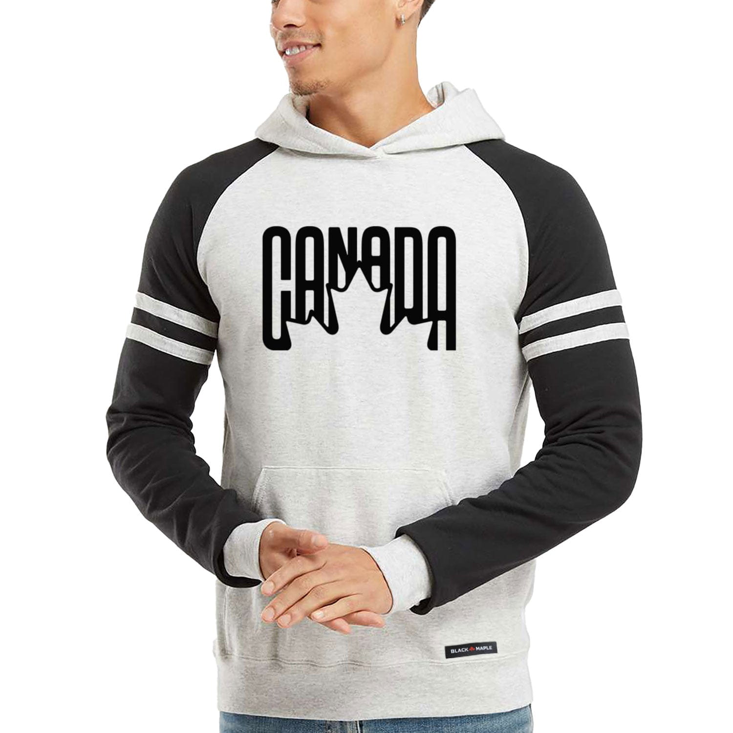 Varsity Hooded Sweatshirt – Black Maple Trading Co. Varsity Hooded Sweatshirt – Black Maple Trading Co.