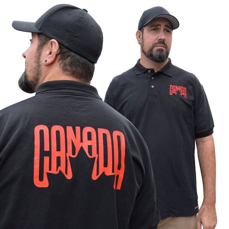 Canada Leaf Retro Design Polo Shirt