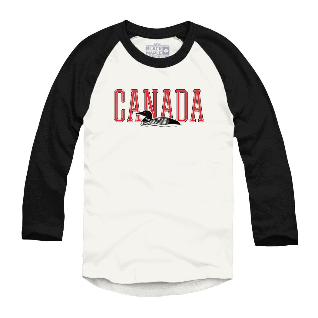 Canada Loon Raglan Baseball Shirt