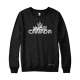 Canada Maple Leaf Retro Cyber-Glitch Sweatshirt or Hoodie