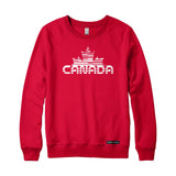 Canada Maple Leaf Retro Cyber-Glitch Sweatshirt or Hoodie