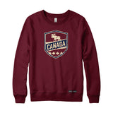 Canada Moose Crest Sweatshirt or Hoodie