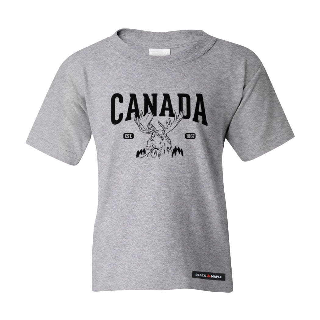 Canada Moose Est 1867 Kids T-shirt