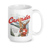 Canada Moose Stole my Skis 11 oz mug