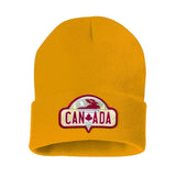 Canada Moose with Goose Cuff Tuque