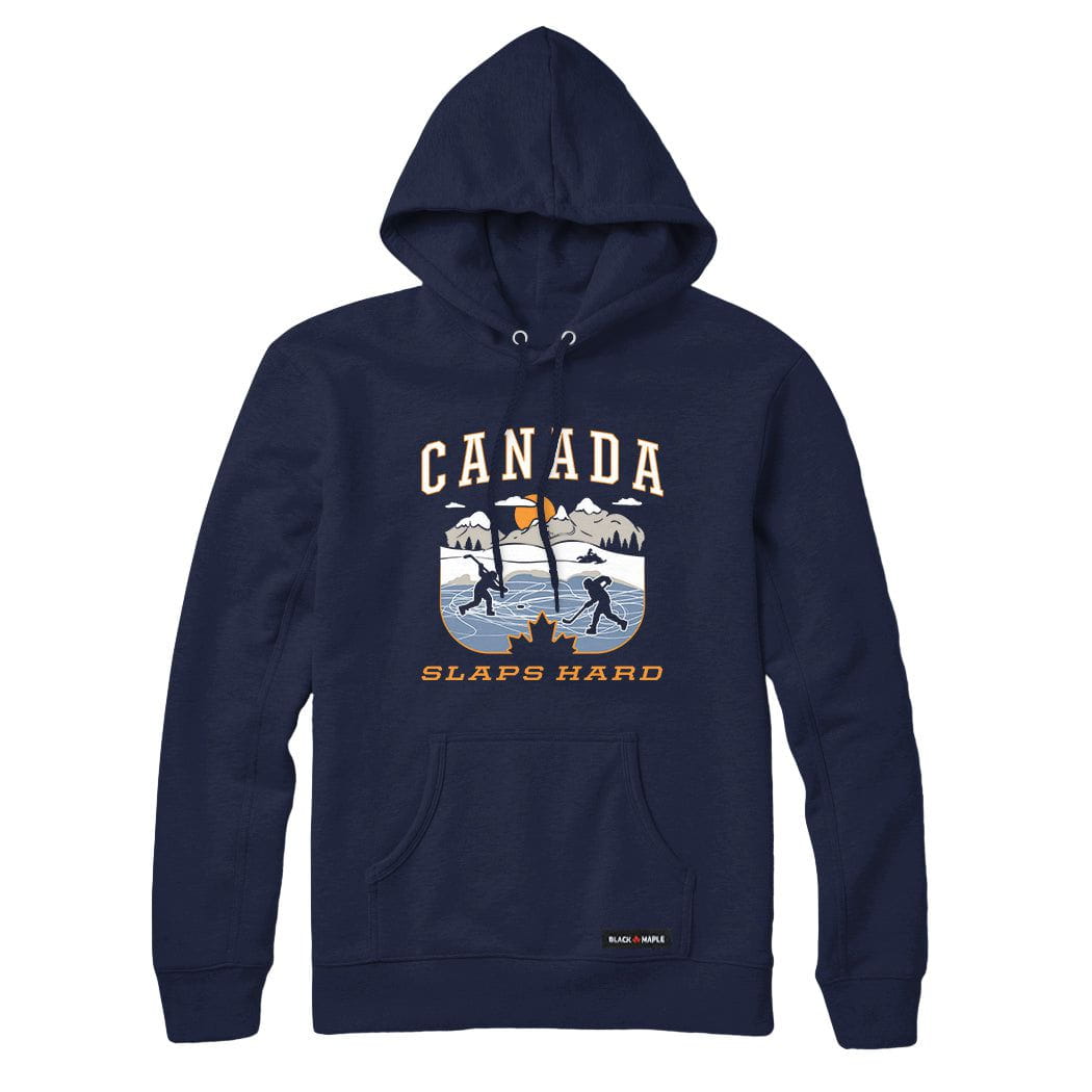 Canada Slaps Hard Pond Hockey Sweatshirt or Hoodie