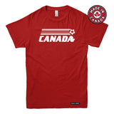 Canada Soccer Retro Stripe T-shirt